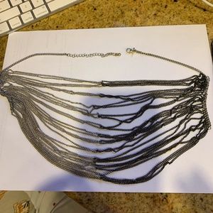 Necklace with delicate chains